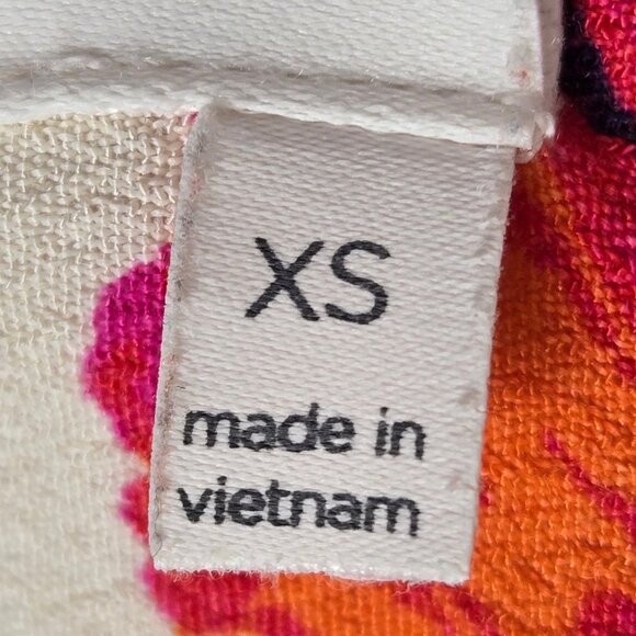 ASTR The Label Size XS Cream Floral A-line Dress Lace Up Front Short Sleeve - Picture 10 of 13